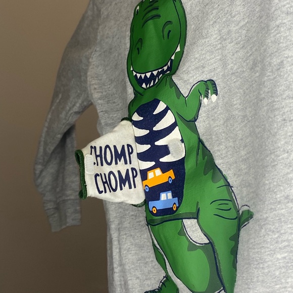 Chomp Chomp Dino Long Sleeve Shirt - 24 Months - Picture 5 of 5
